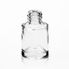 Cosmetics Packaging Bottle This 15ml bottle is characterised by its clean lines, round shape, and squared shoulders. The bottle is part of a range, available in 5 sizes (15, 30, 50, 100 and 200ml), making it a great option for those looking to create a pr